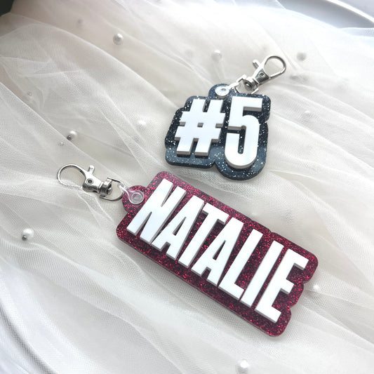 Personalized Name & Number Bag Tags