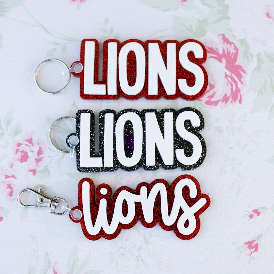 Rushville Lions Keychain