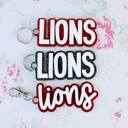 Rushville Lions Keychain